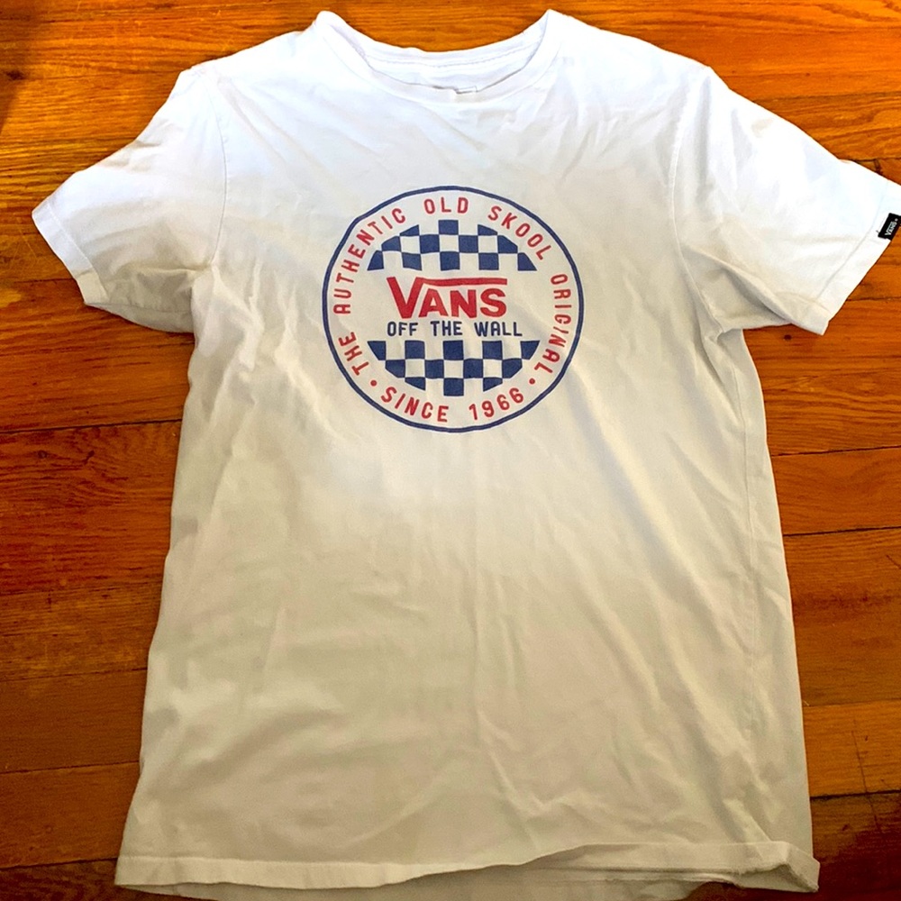 Adult Small White Vans T shirt